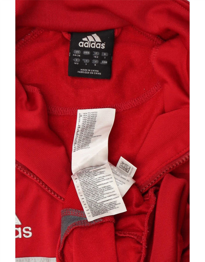 Adidas muška trenirka gornja jakna UK 34/36 mala crvena poliester u boji