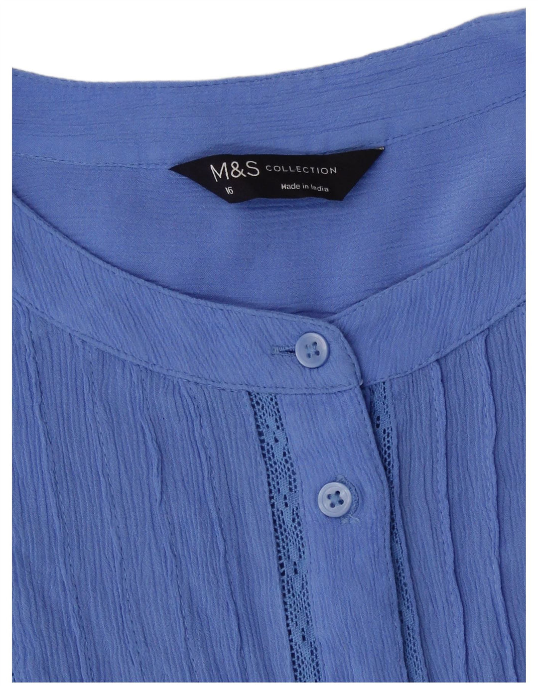 Marks & Spencer ženska košulja bluza UK 16 velika plava viskoza