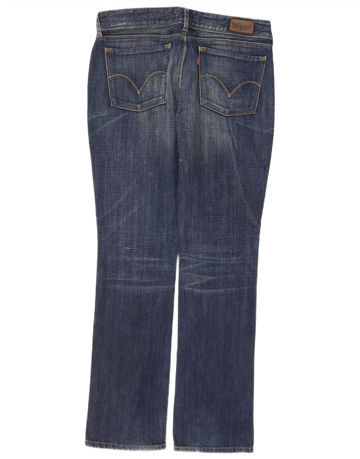 Ravne traperice Levi's 470 W33 L34 tamnoplavi pamuk