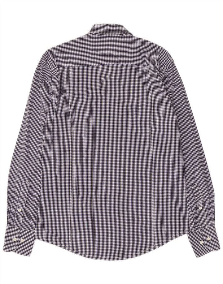 Kappa muška košulja srednje plave boje gingham pamuka
