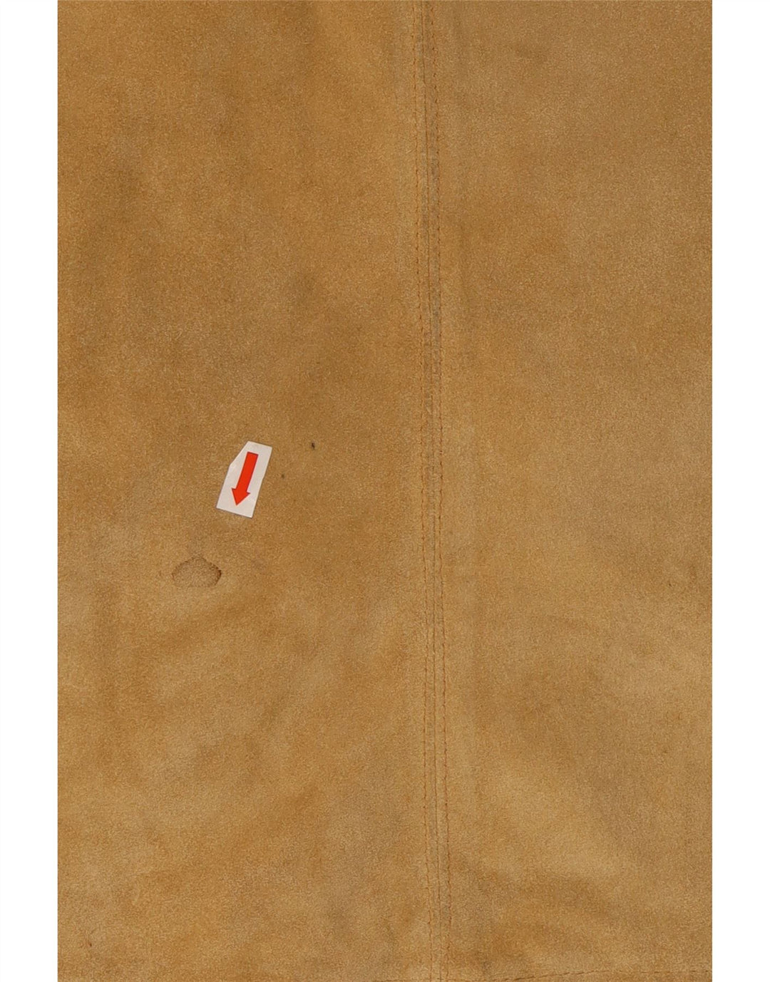 VINTAGE ženska mini suknja od brušene kože srednje veličine W28 bež koža