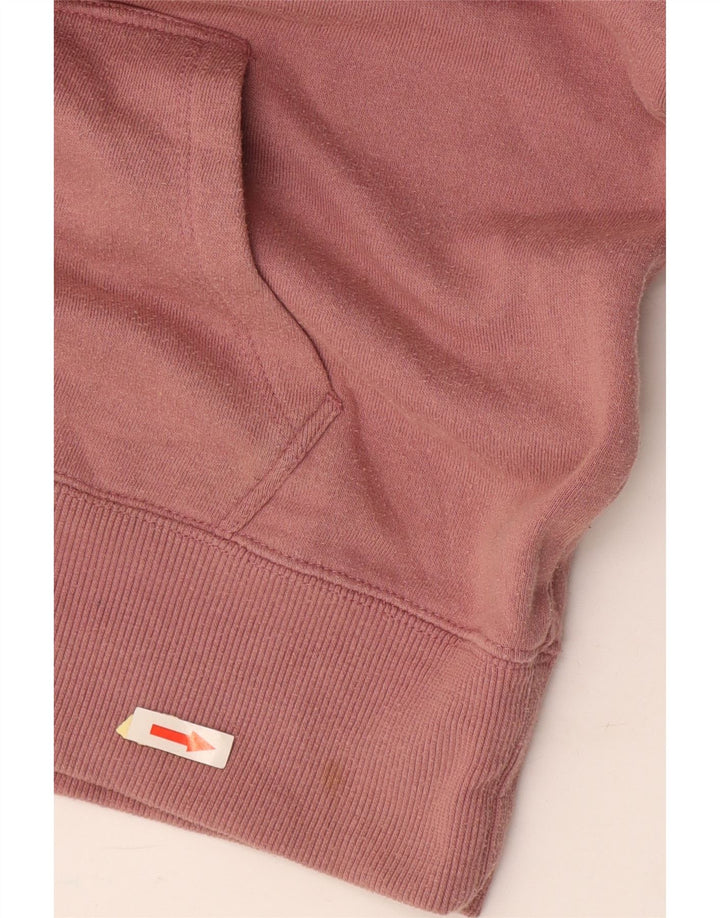VOLCOM Ženska majica s kapuljačom s kapuljačom UK 14 Srednje ružičasta