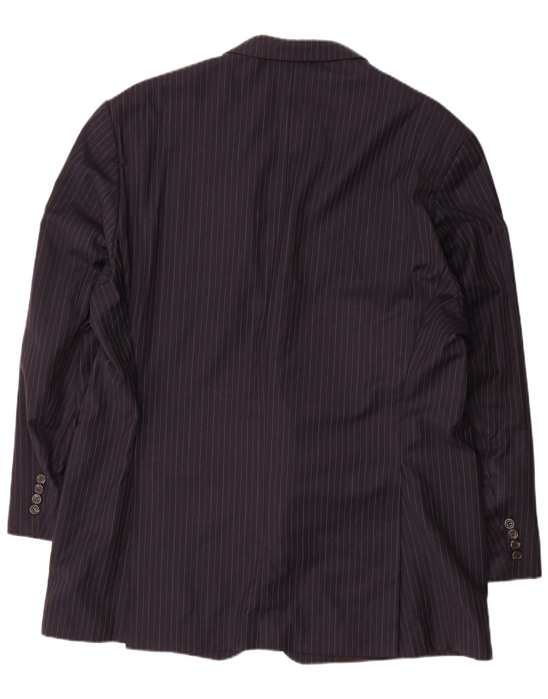 RALPH LAUREN Muška jakna sa 2 gumba IT 52 XL Mornarsko plava vunena prugasta