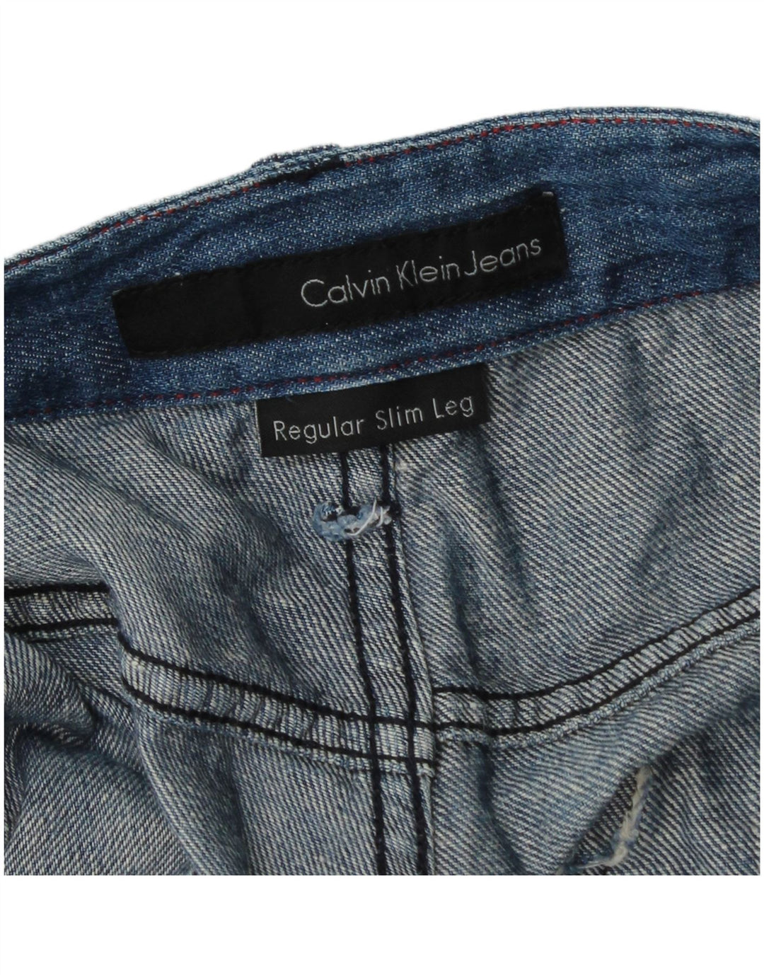 Calvin Klein Mens Regular Slim Jeans W38 L34 Plava