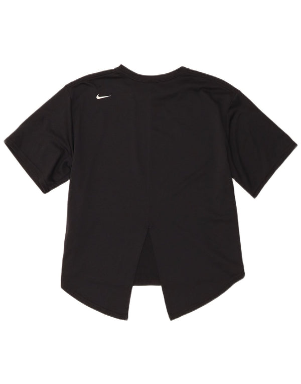 Nike Ženska majica kratkih rukava Dri Fit Oversized Graphic Top UK 10 Small Black