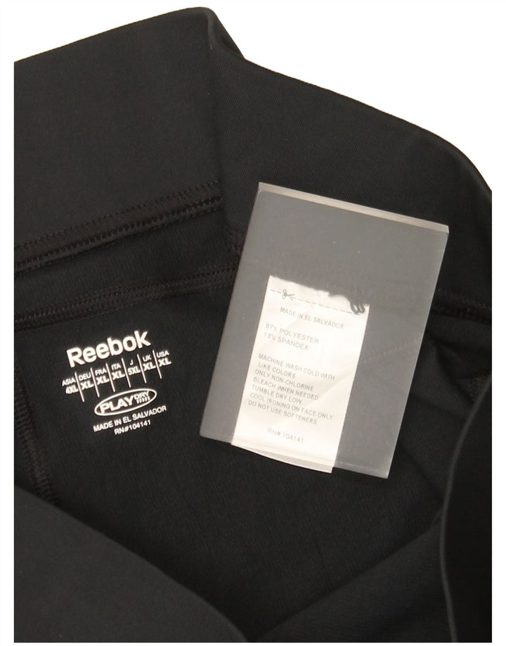 Reebok ženske tajice UK 18 XL crni poliester