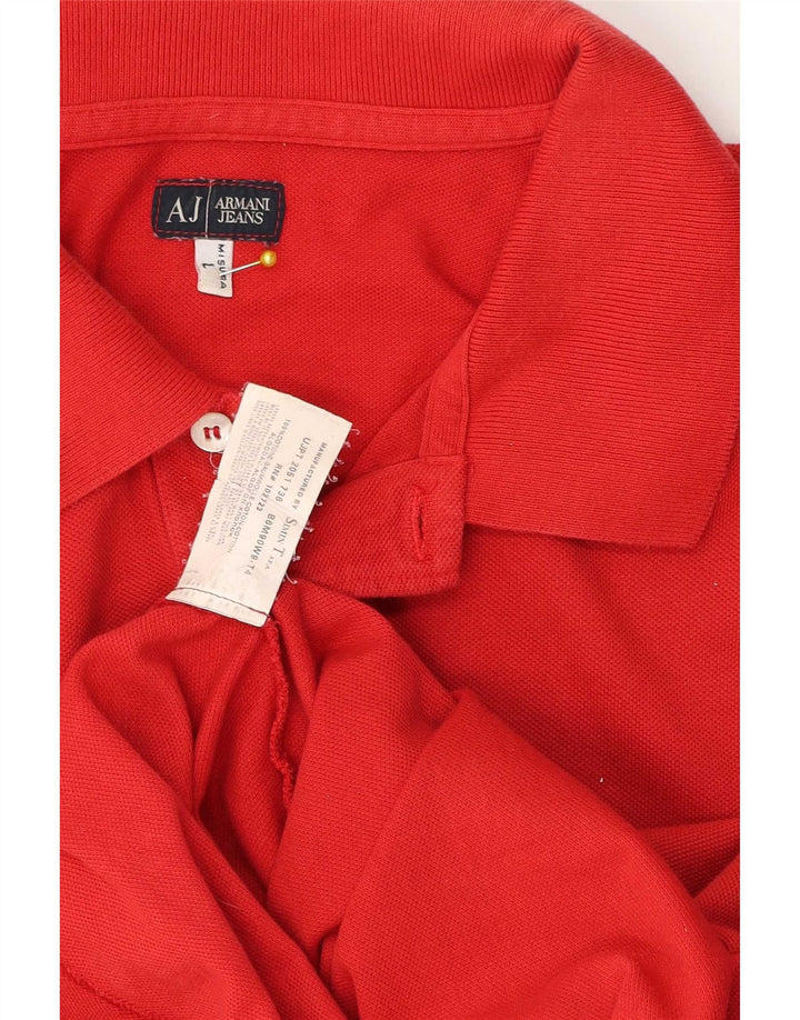 Armani Jeans muška polo majica velika crvena pamuk