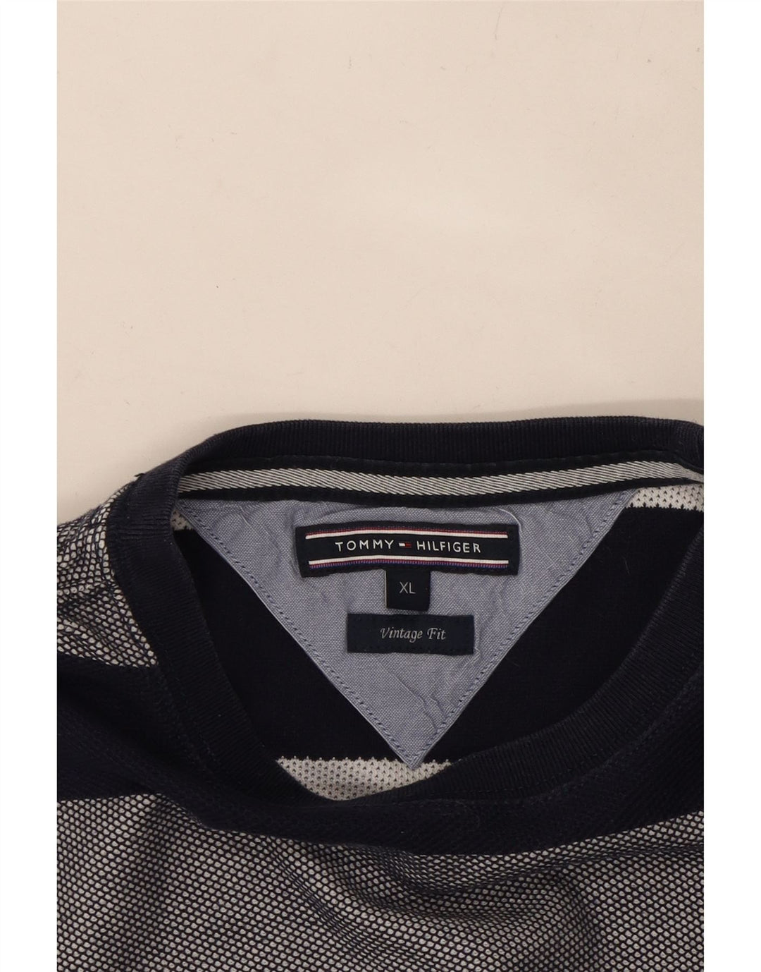 TOMMY HILFIGER Ženski džemper s okruglim izrezom UK 18 XL tamnoplavi