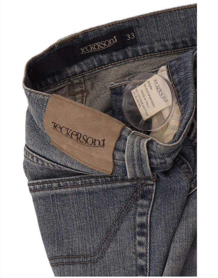 Jeckerson muške ravne traperice W33 L29 plavi pamuk