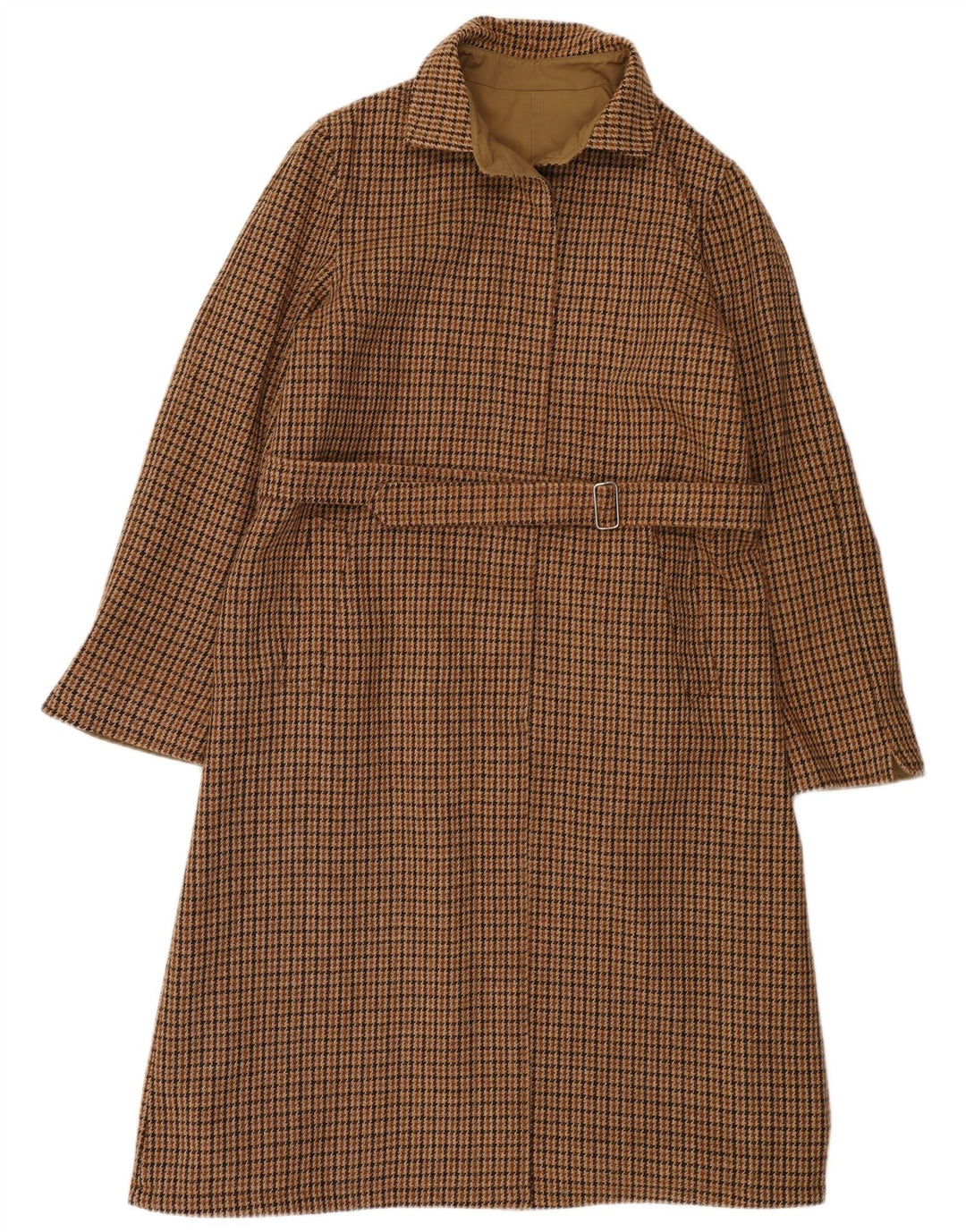 Salco ženski reverzibilni trenč kaput UK 14, srednji kaki poliester