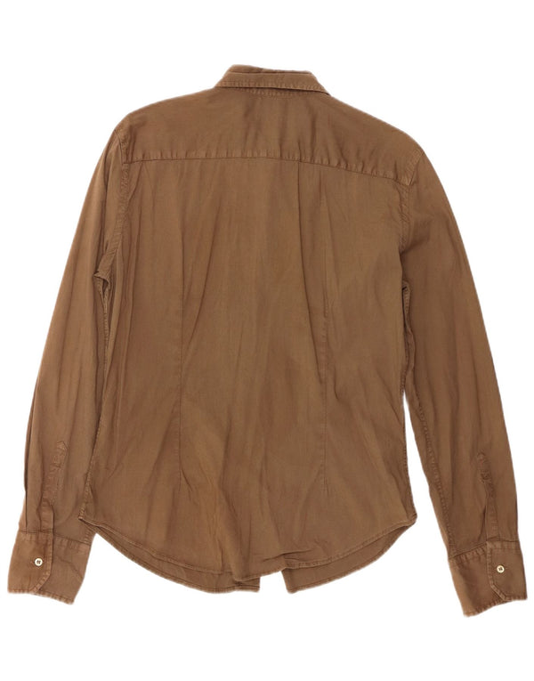 Fred Perry ženska košulja UK 18 XL smeđi pamuk
