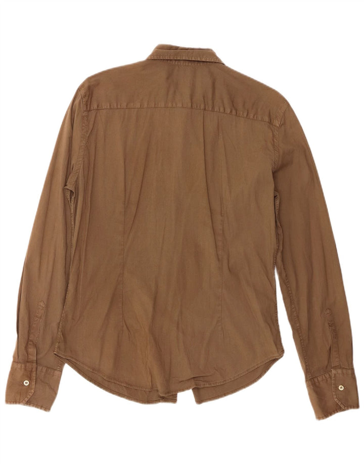 Fred Perry ženska košulja UK 18 XL smeđi pamuk