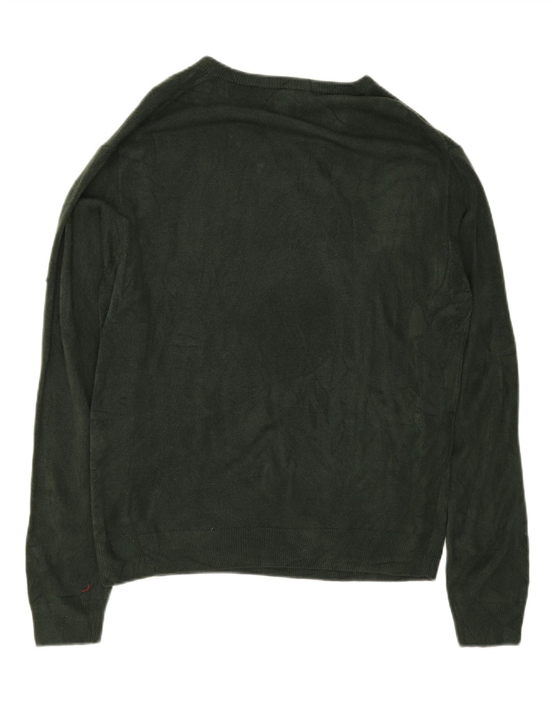 DOCKERS Mens V-Neck Jumper Sweater Large Green Acrylic Vintage Dockers and Second-Hand Dockers from Messina Hembry 