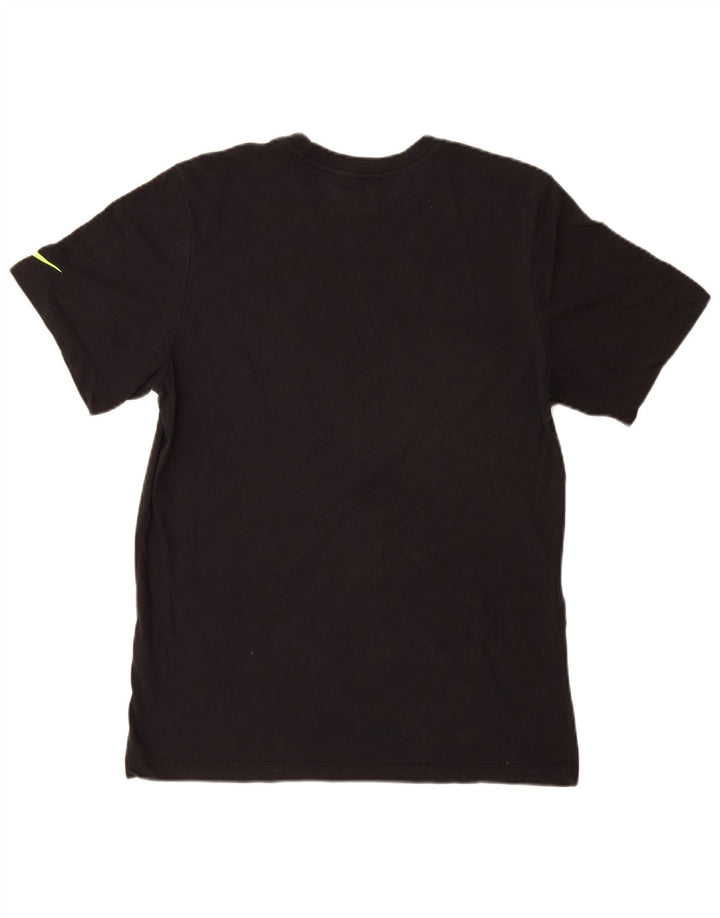 Nike Dri Fit Graphic T-Shirt Top srednje crni pamuk