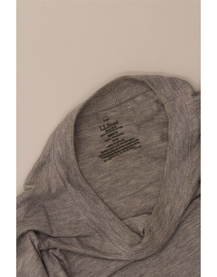 L.L.Bean muška majica kratkih rukava Srednje sivi flekasti poliester