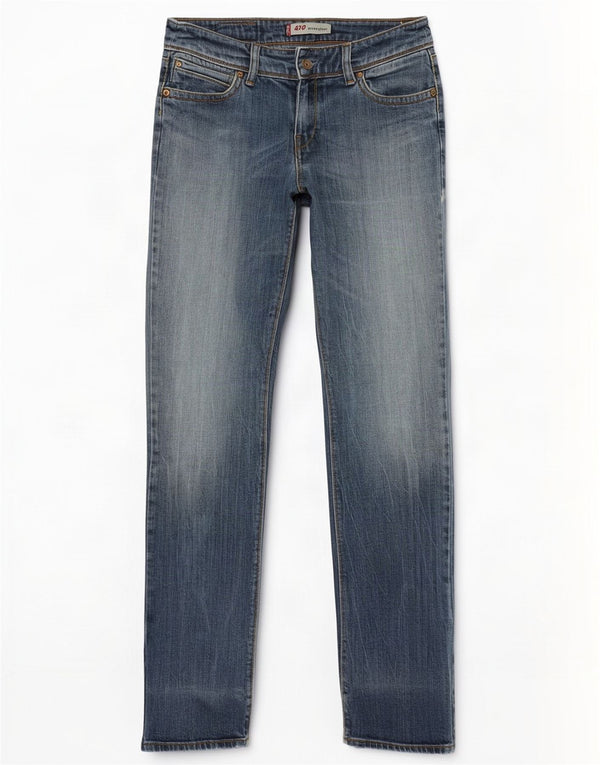 Levi's ženske ravne traperice 470 W29 L34 plavi pamuk