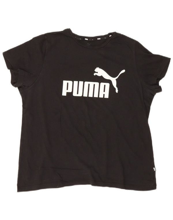 Puma ženska majica kratkih rukava s grafičkim motivima UK 18 XL crna
