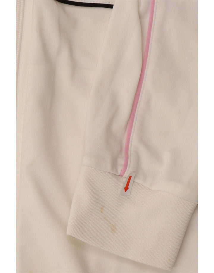 PUMA Womens Tracksuit Top Jacket UK 14 Large White Polyester Vintage Puma and Second-Hand Puma from Messina Hembry 