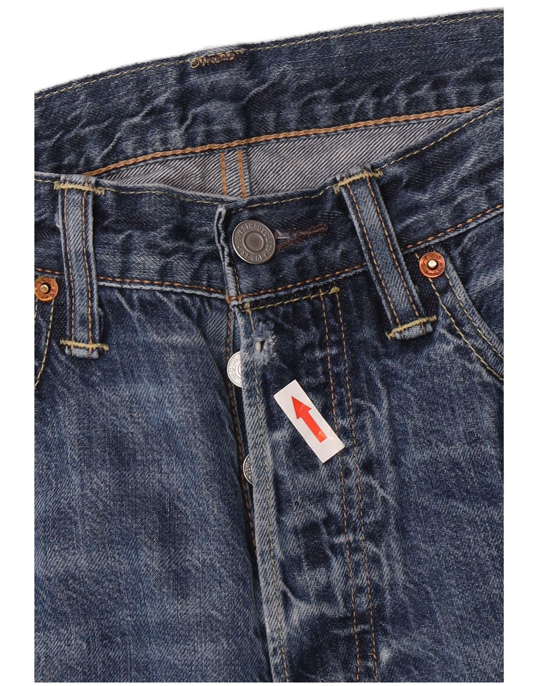 Levi's muške 501 ravne traperice W31 L34 plave