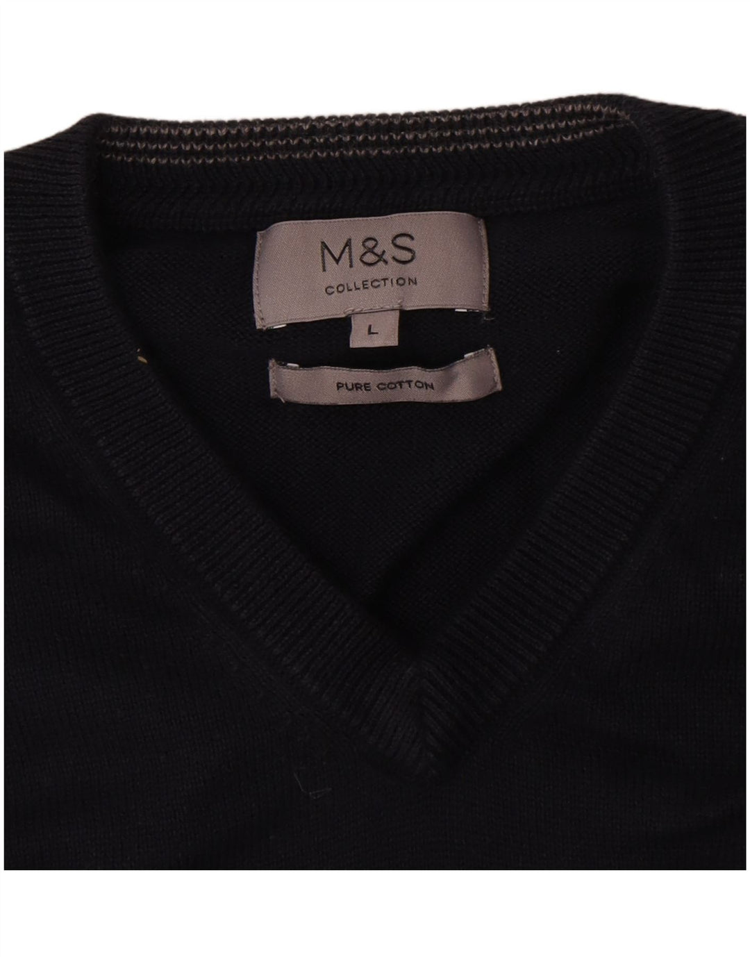 Marks & Spencer muški prsluk bez rukava Veliki tamnoplavi pamuk