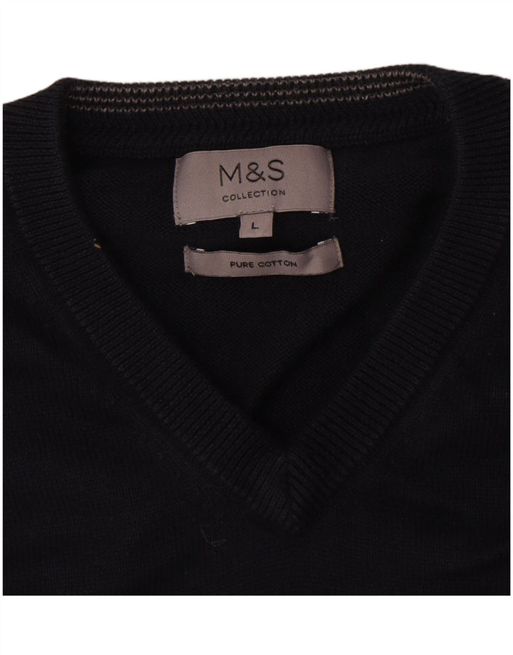 Marks & Spencer muški prsluk bez rukava Veliki tamnoplavi pamuk