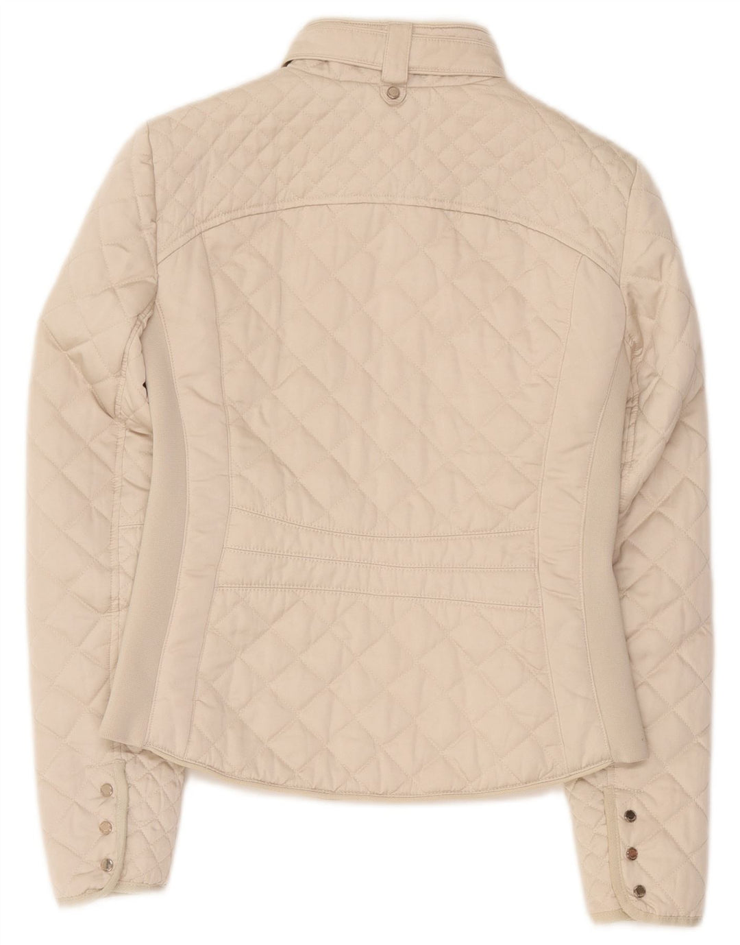 Zara ženska prošivena jakna UK 12 Medium Off White