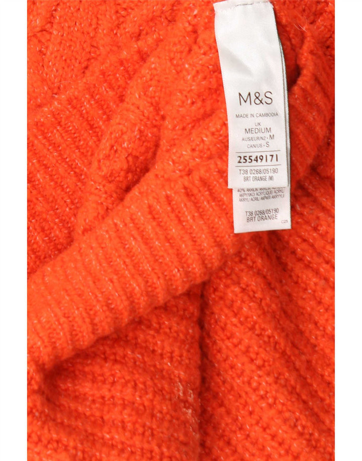 Marks & Spencer ženski džemper s kornjačičastim ovratnikom UK 14 srednje narančasta
