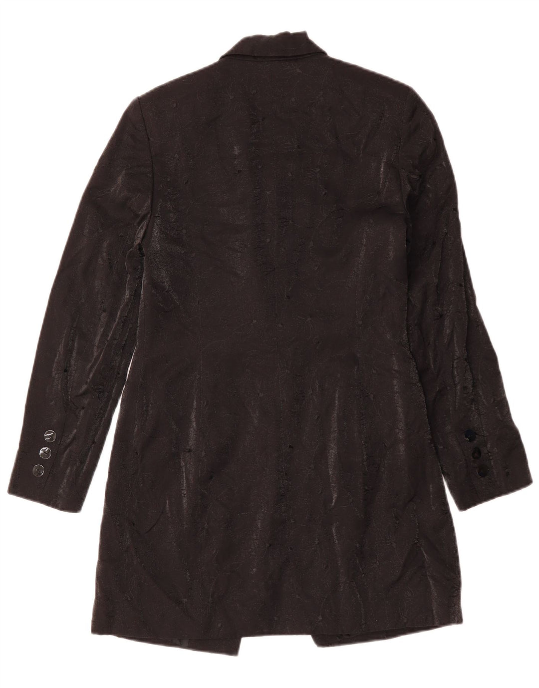 RICHARDS ženski kaput UK 10 Mali crni cvjetni viskozni kaput