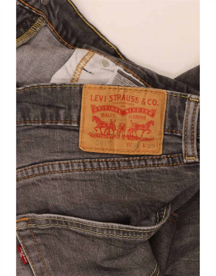 Levi's muške 541 uske traperice W36 L32 sivi pamuk