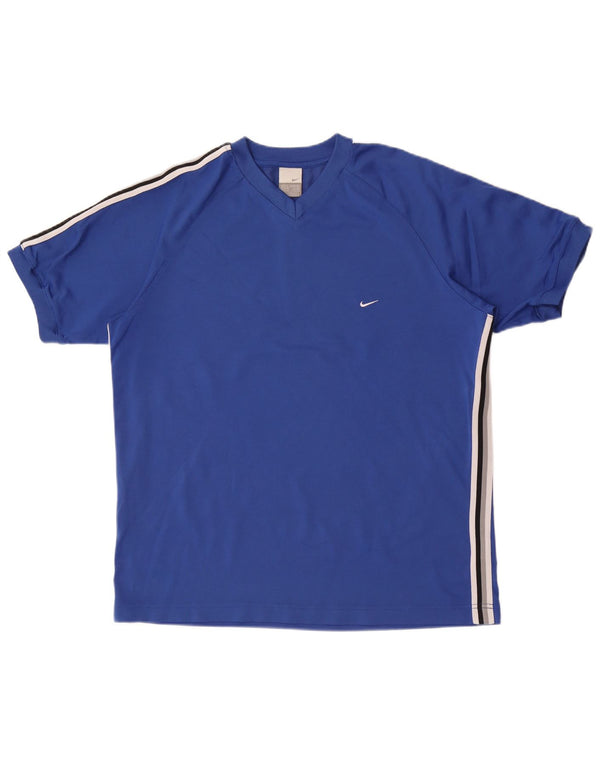Nike muška majica kratkih rukava UK 45/47 XL plavi pamuk