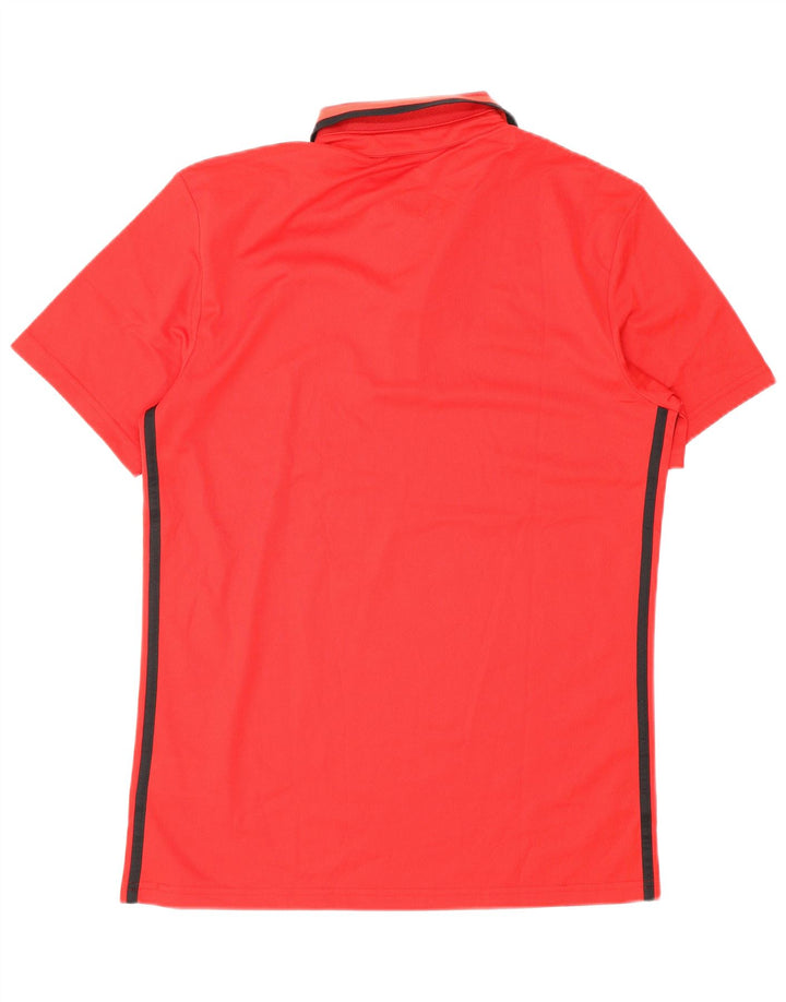 Adidas muška polo majica Climalite srednje crvene boje od poliestera