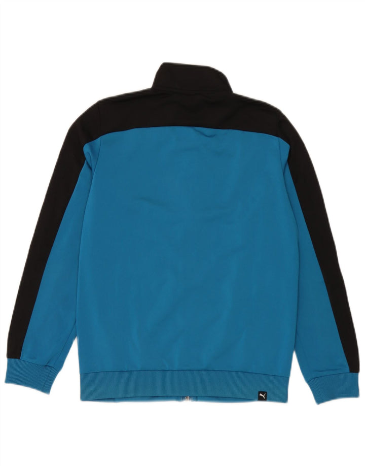 Puma Boys Trenirka Gornja jakna 11-12 godina Large Blue Colourblock Poliester