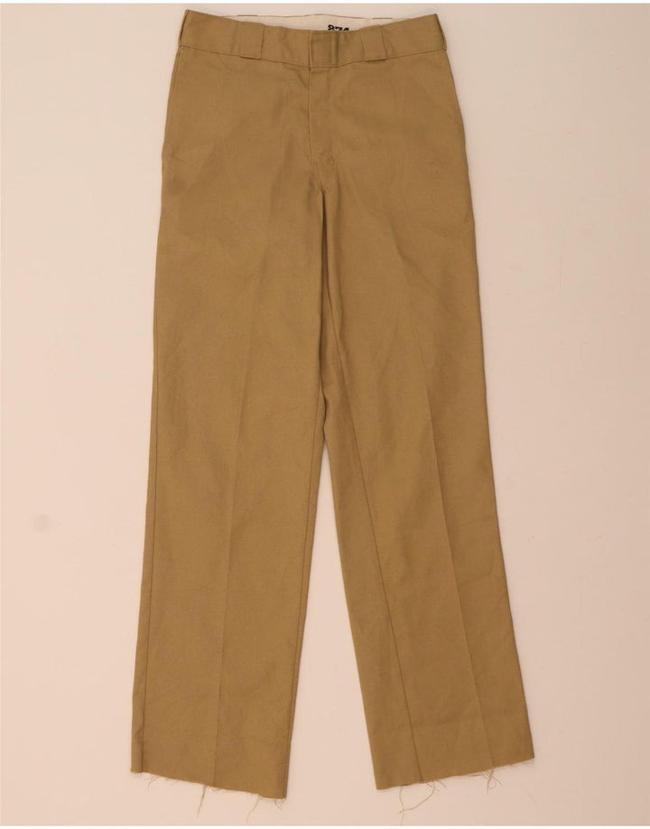 Dickies muške ravne chino hlače W30 L32 smeđi poliester