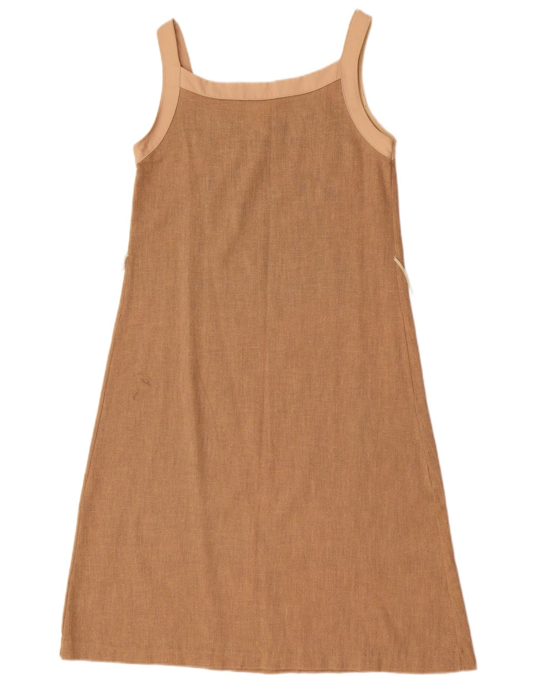 Vintage ženska slip haljina EU 38 srednje bež poliester