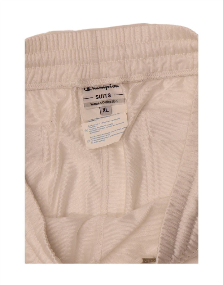 CHAMPION Womens Suits Tracksuit Trousers UK 18 XL  White Polyester