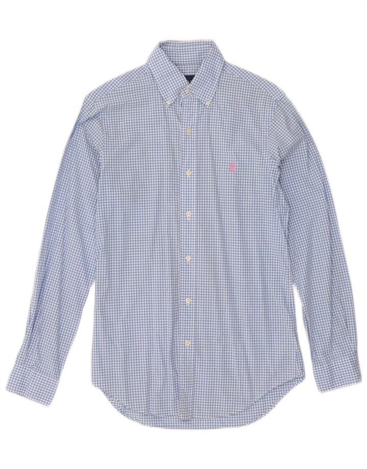Ralph Lauren muška košulja XS plavi gingham pamuk
