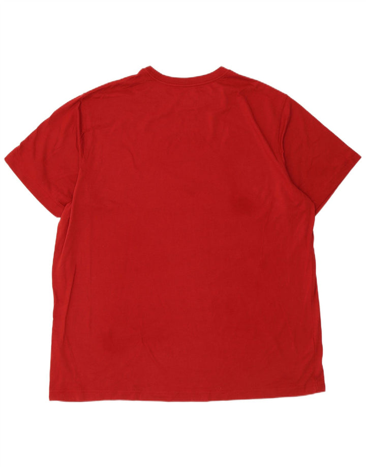 EDDIE BAUER Muška majica kratkih rukava 2XL, crveni pamuk