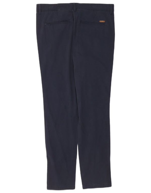 Jack & Jones muške uske chino hlače W34 L32 tamnoplave