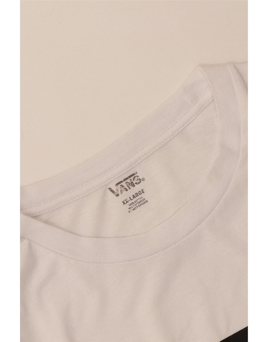 Vans muška majica dugih rukava s grafikama 2XL bijeli pamuk