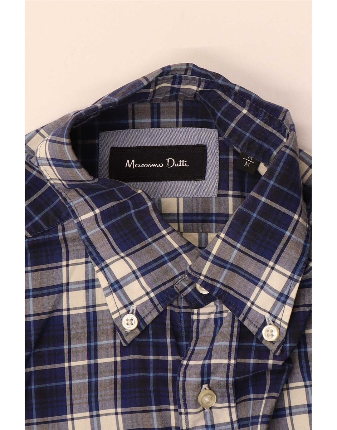 Massimo Dutti muška košulja Medium Blue Plaid