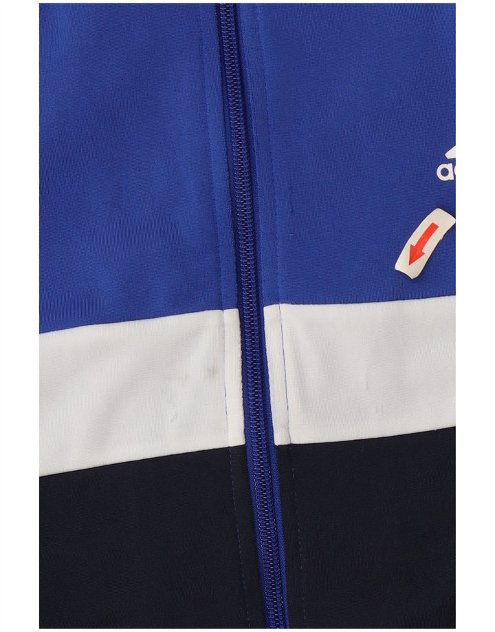 Adidas trenirka za dječake 13-14 godina plava poliesterska boja