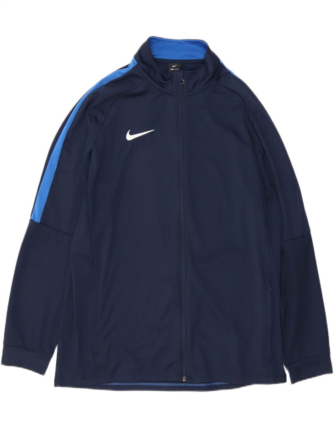 Nike Dri Fit gornja jakna za trenirku 2XL tamnoplava poliesterska boja