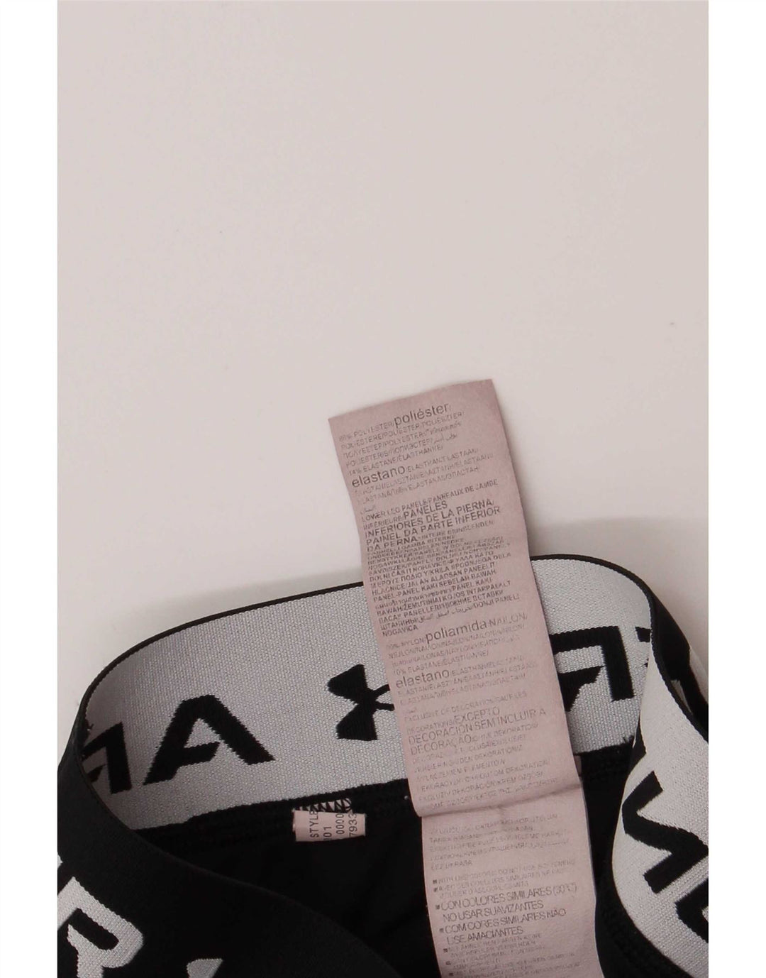 Under Armour ženske kapri grafičke tajice UK 4 XS crni poliester