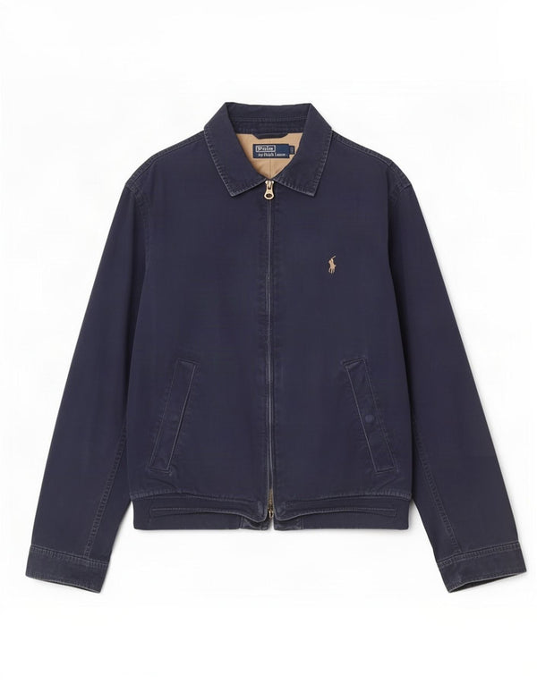 Polo Ralph Lauren muška bomber jakna UK 40 Large tamnoplavi pamuk