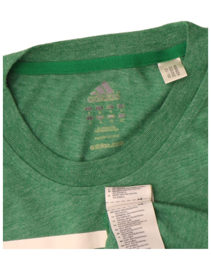 Adidas muška majica kratkih rukava Boston Celtics Graphic, mali zeleni poliester