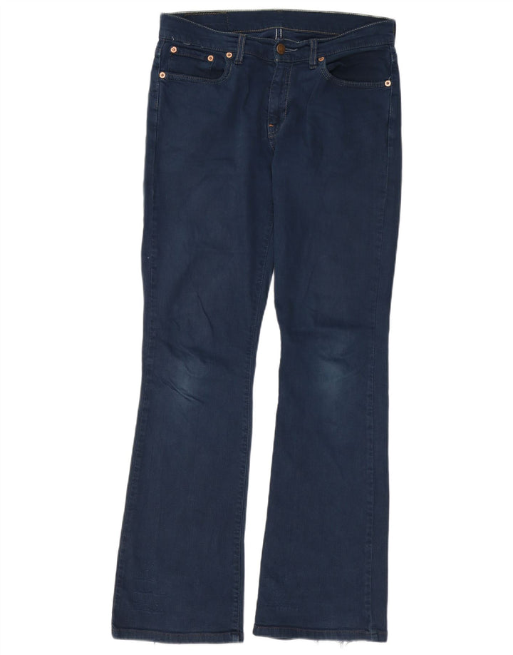 LEVI'S Ženske Bootcut traperice W30 L32 tamnoplavi pamuk