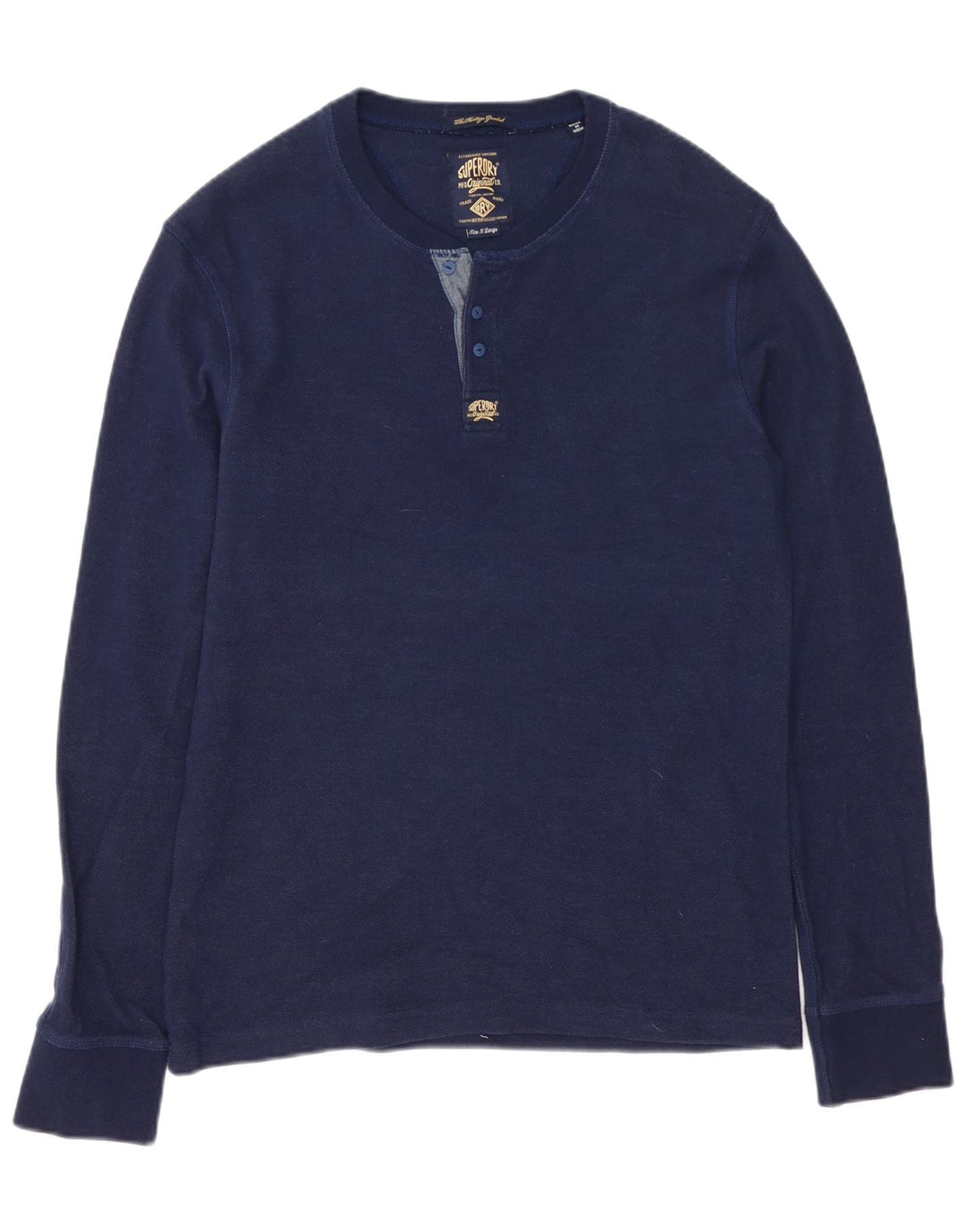 Superdry muška majica dugih rukava XL tamnoplava