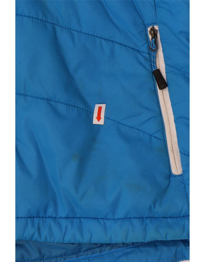 The North Face ženska podstavljena jakna s kapuljačom UK 12 srednje plavi najlon