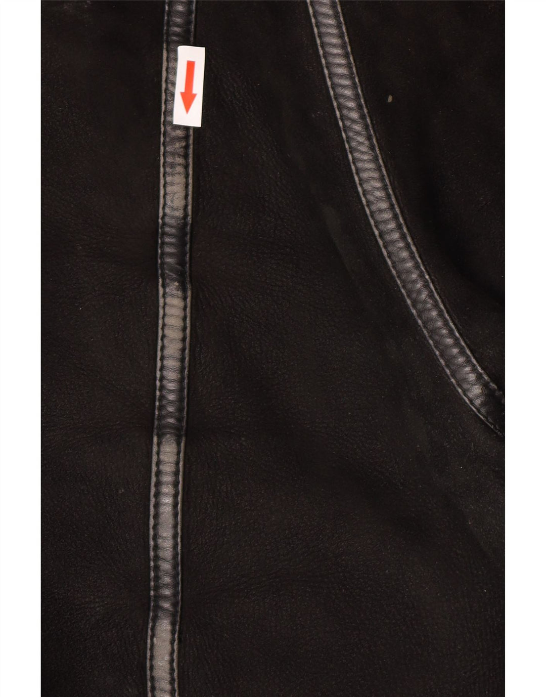 Vintage muška jakna s ovčicama IT 50 Large Black Shearling