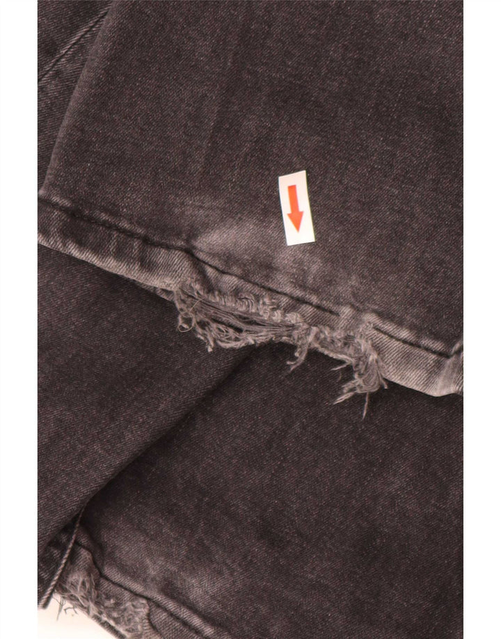 Zara ženske lepršave traperice EU 38 male W28 L32 sive